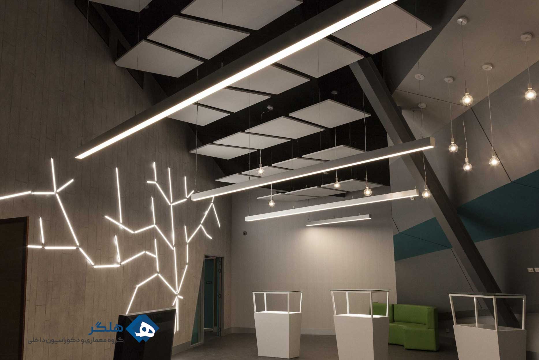 نور پردازی خطی مدرن