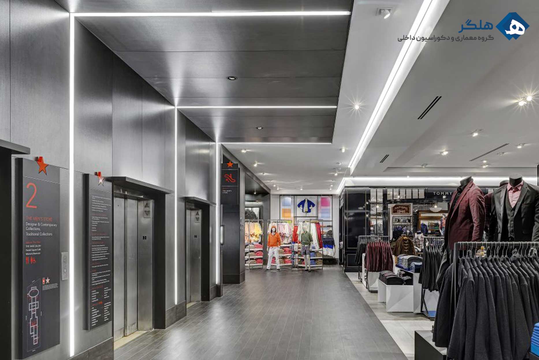 نور پردازی خطی و توکار