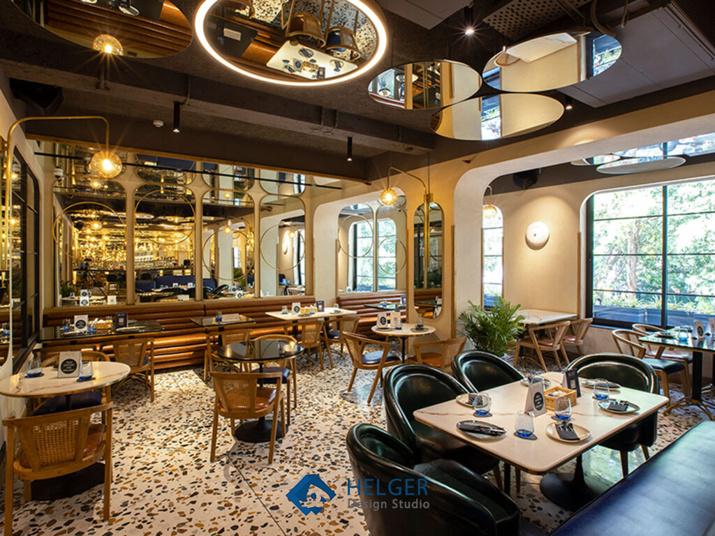 طراحی داخلی رستوران کلاسیک