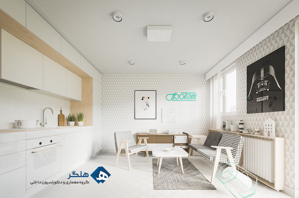 طراحی داخلی چیدمان خانه‌های کوچک