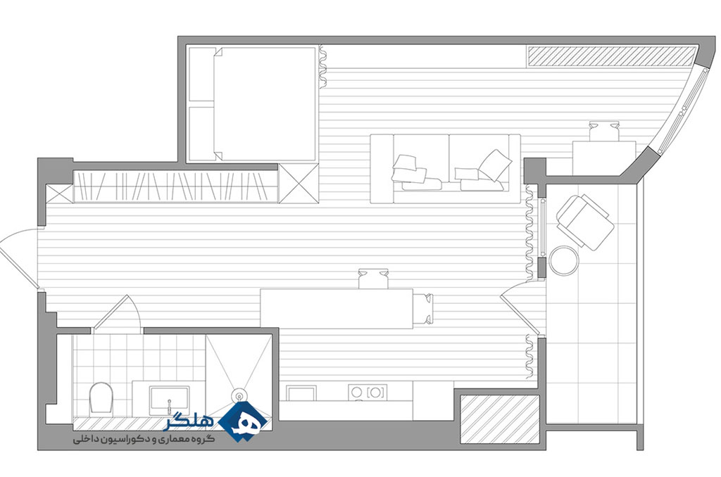 ترفند چیدمان خانه های کوچک