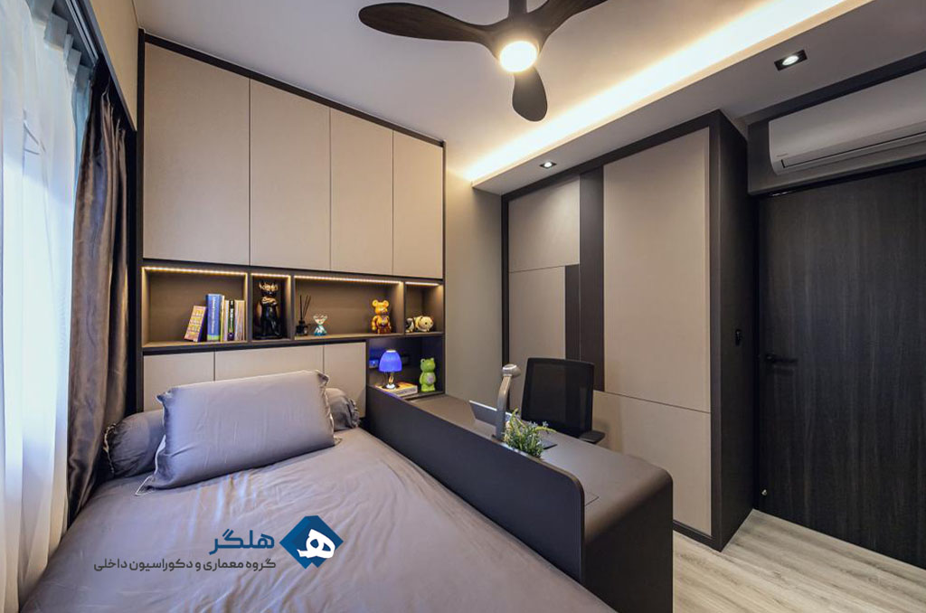 اتاق کوچک چیدمان