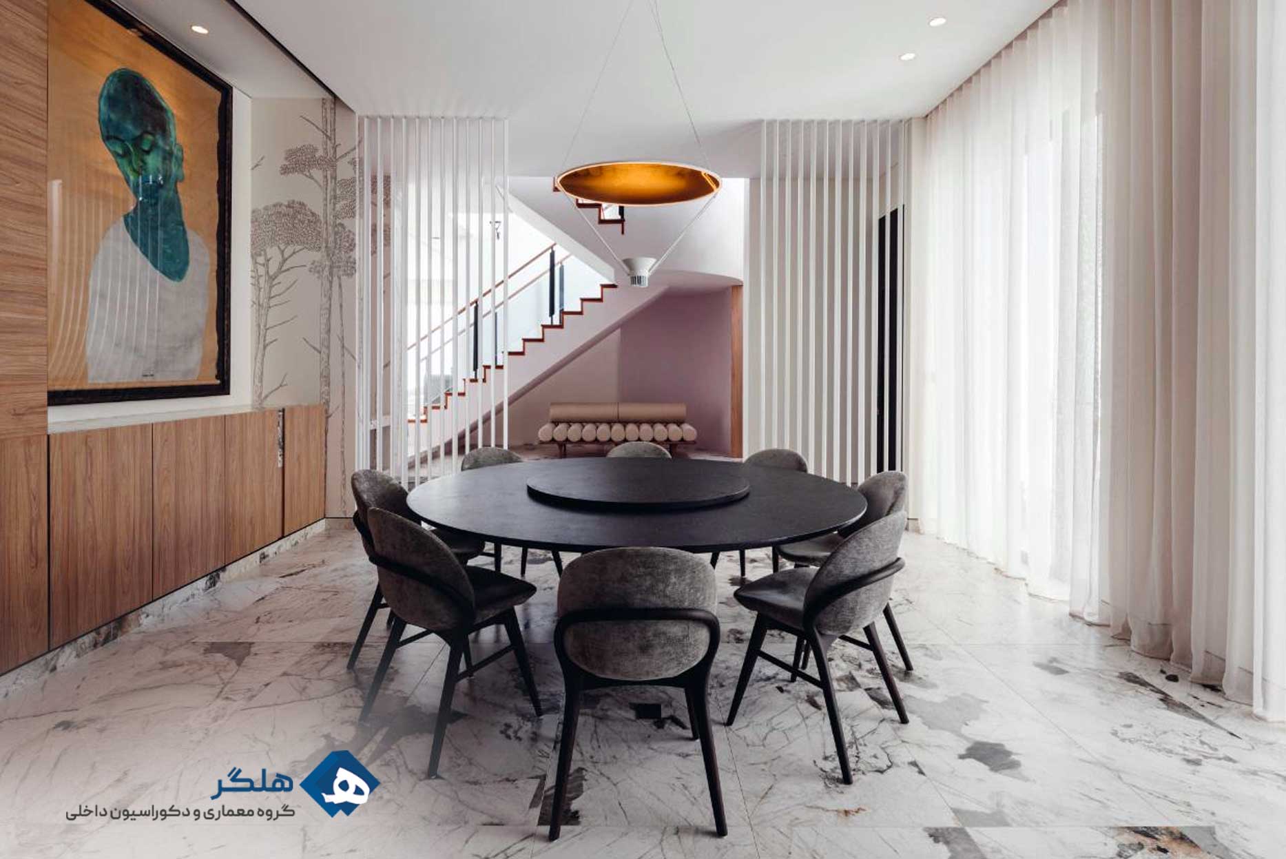 طراحی داخلی ویلای سبک مدرن