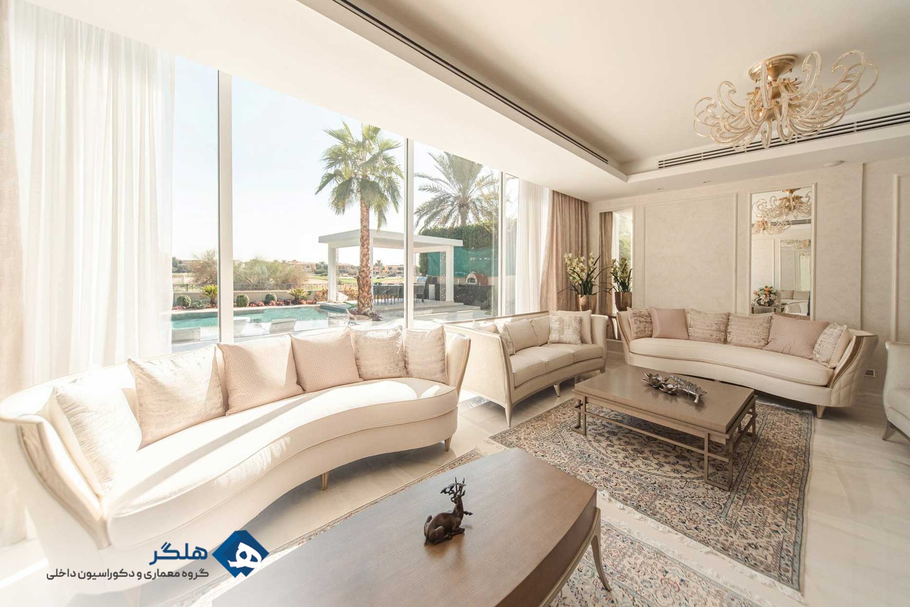 طراحی داخلی ویلا