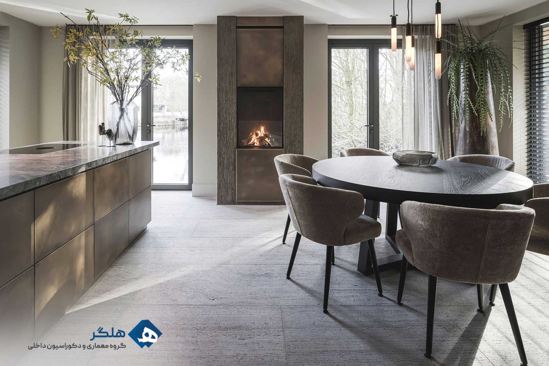 طراحی داخلی ویلا