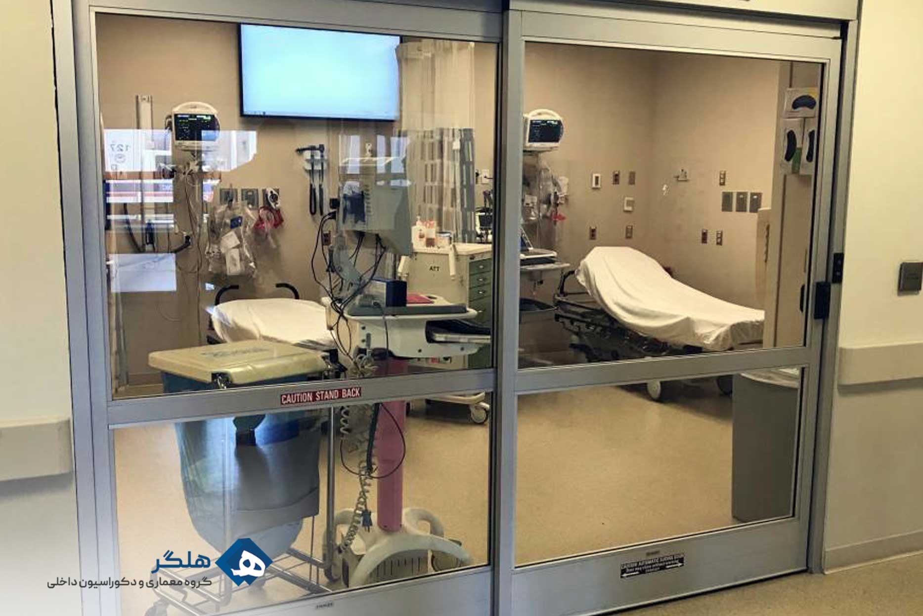 طراحی بخش معاینه و درمان بیمارستان