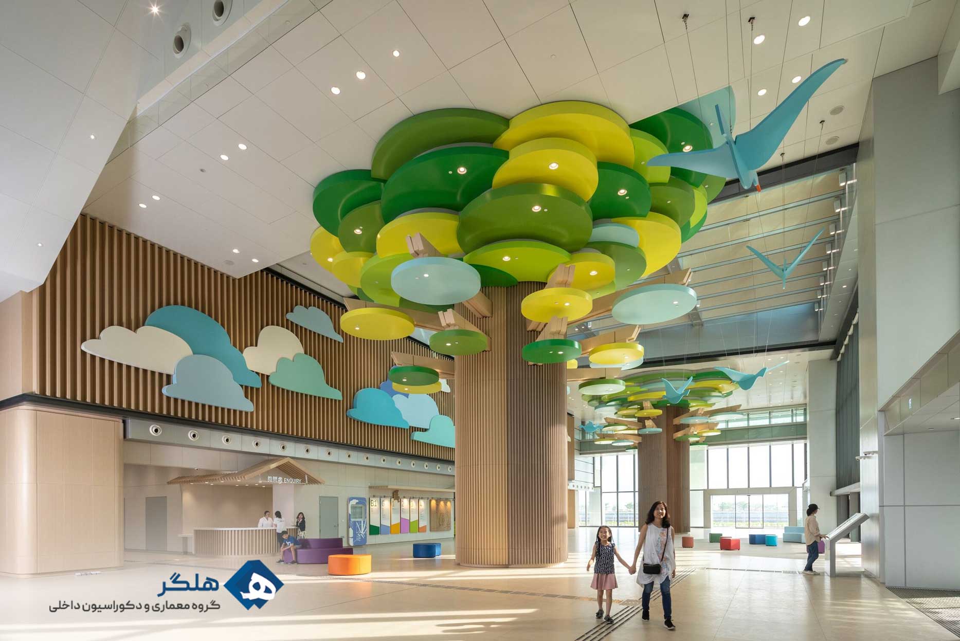 طراحی بخش ورودی بیمارستان