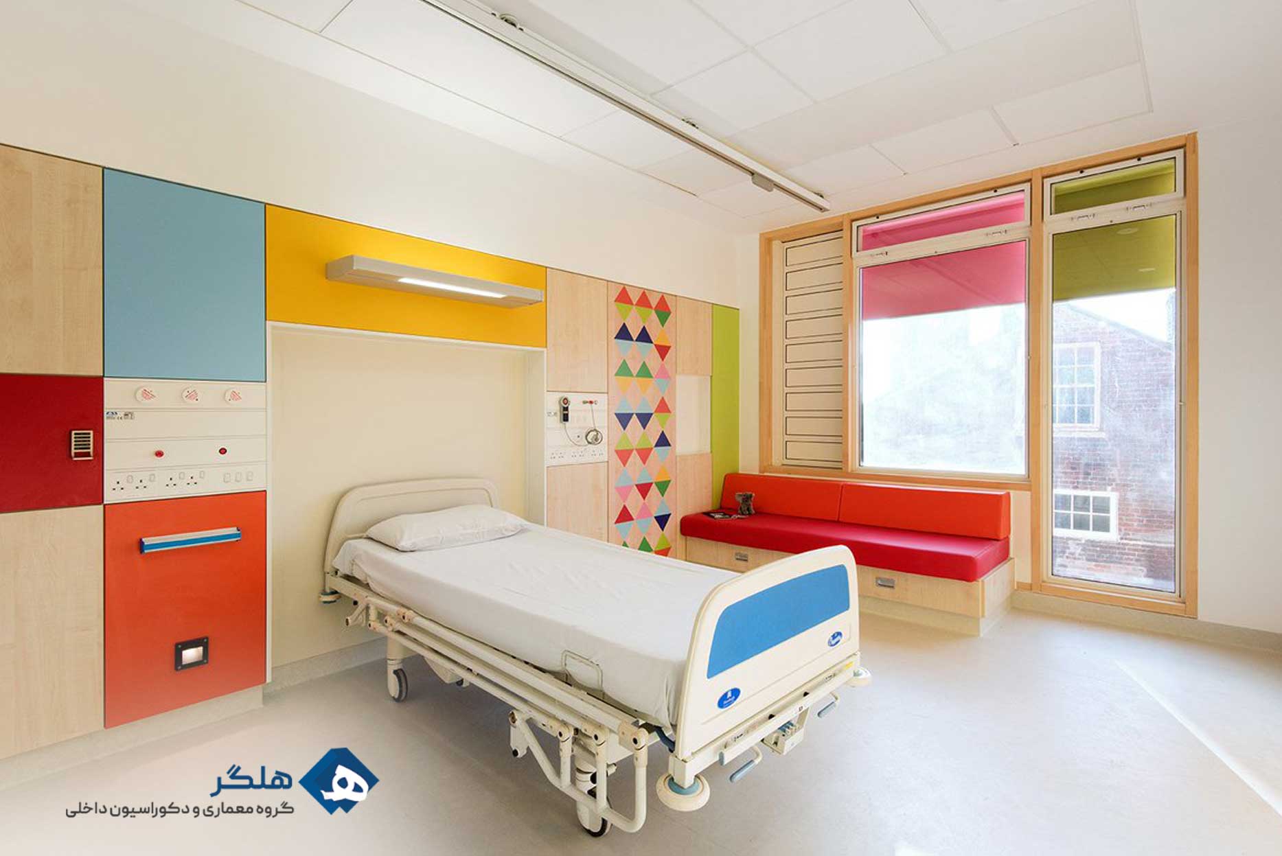طراحی بخش کودکان بیمارستان