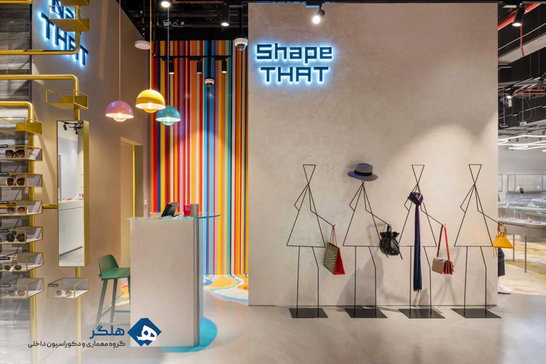 طراحی داخلی مغازه