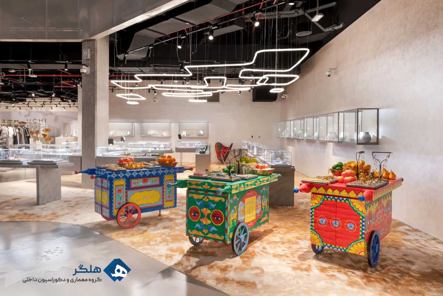 نورپردازی فروشگاه