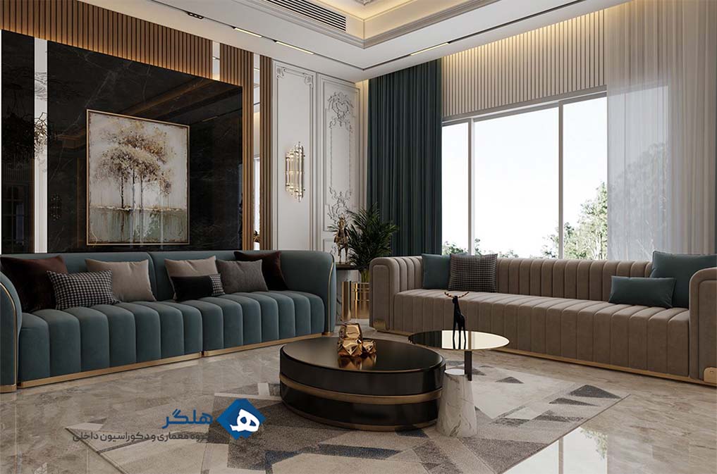 طراحی داخلی فضاهای نیوکلاسیک