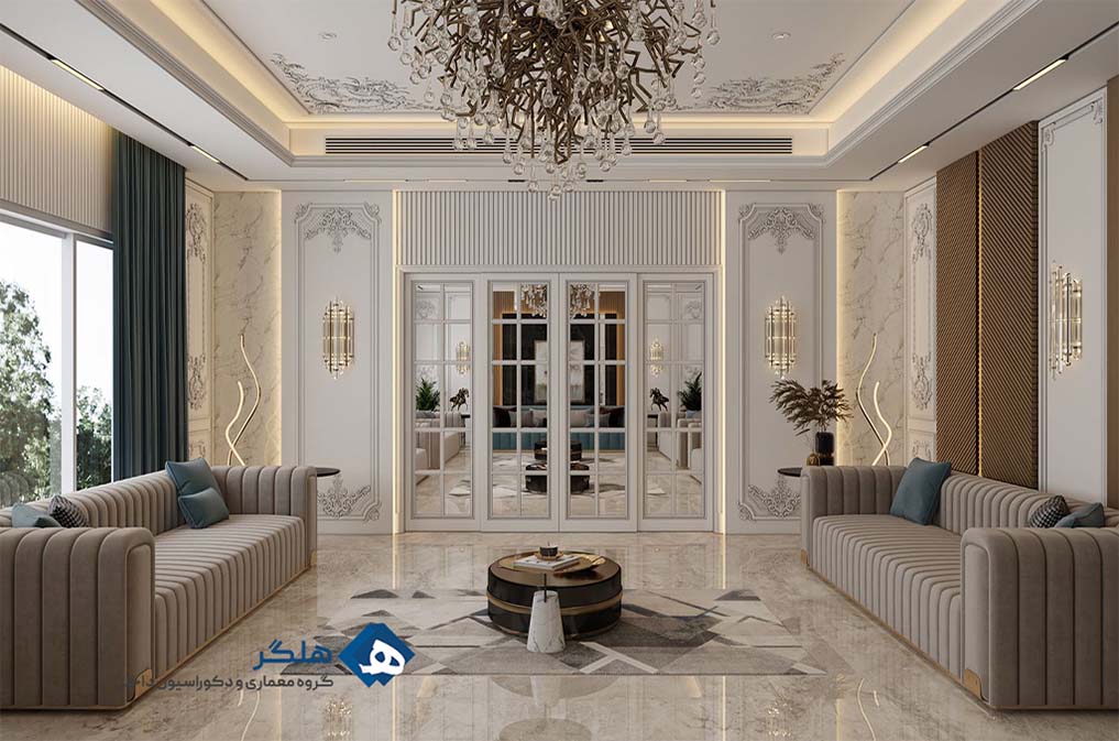 سبک دکوراسیون نیوکلاسیک در پروژه های جردن