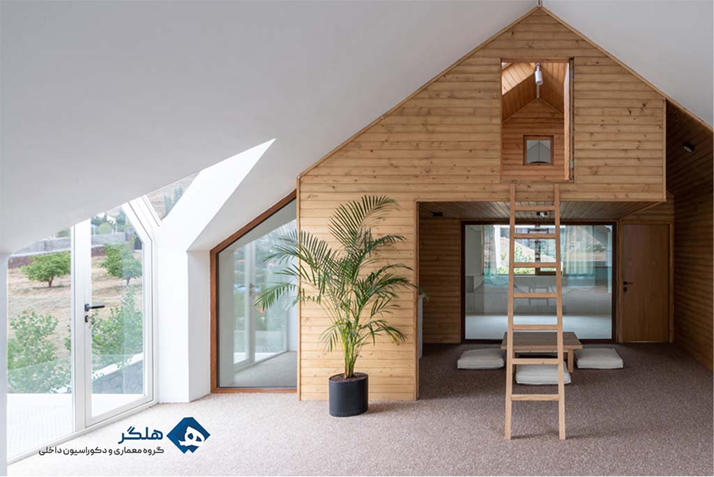 طراحی داخلی ویلا سوئیسی