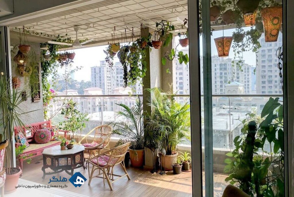 دکوراسیون داخلی فضای بالکن