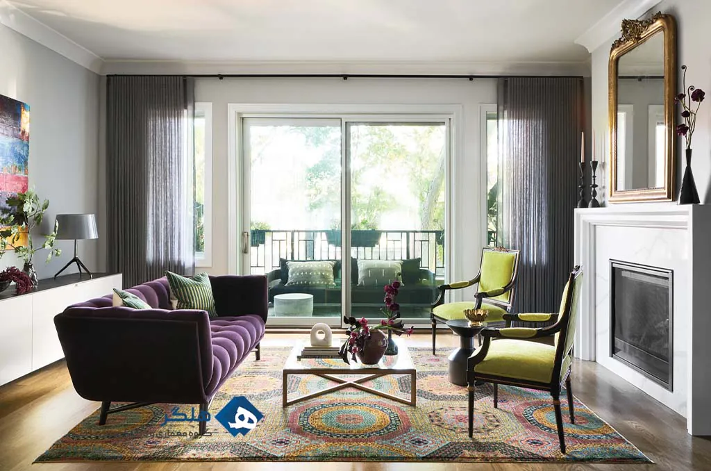 رنگ بنفش در دکوراسیون داخلی