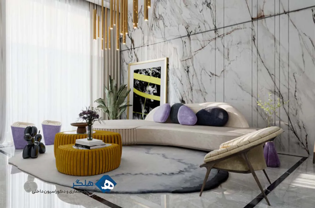 ایده رنگ بنفش