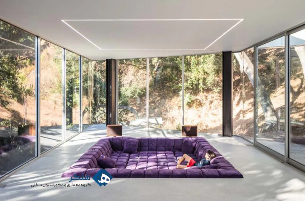 رنگ بنفش در دکوراسیون