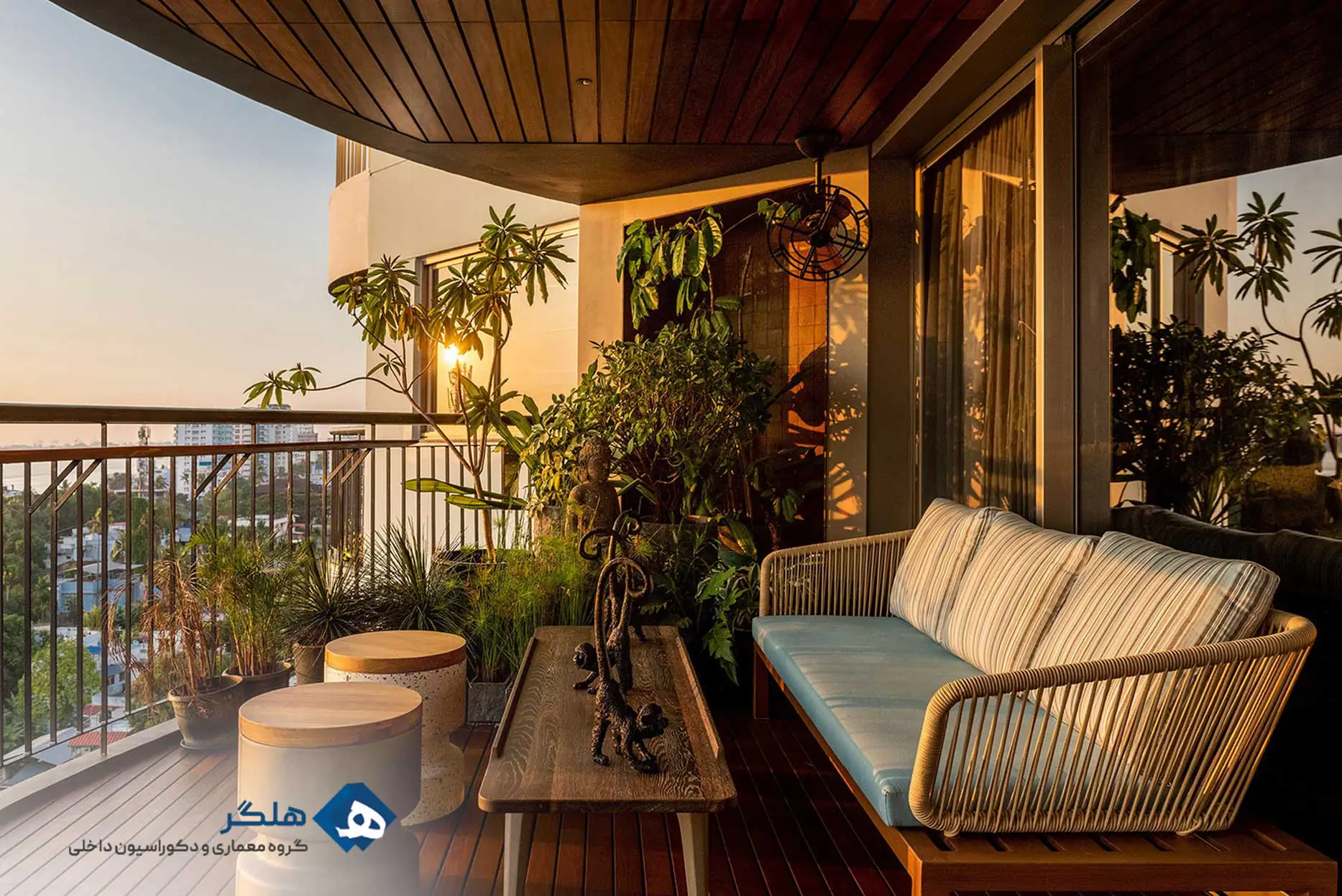 طراحی بالکن