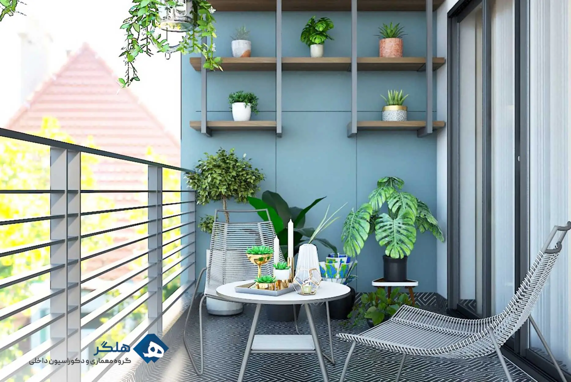 دکوراسیون بالکن کوچک